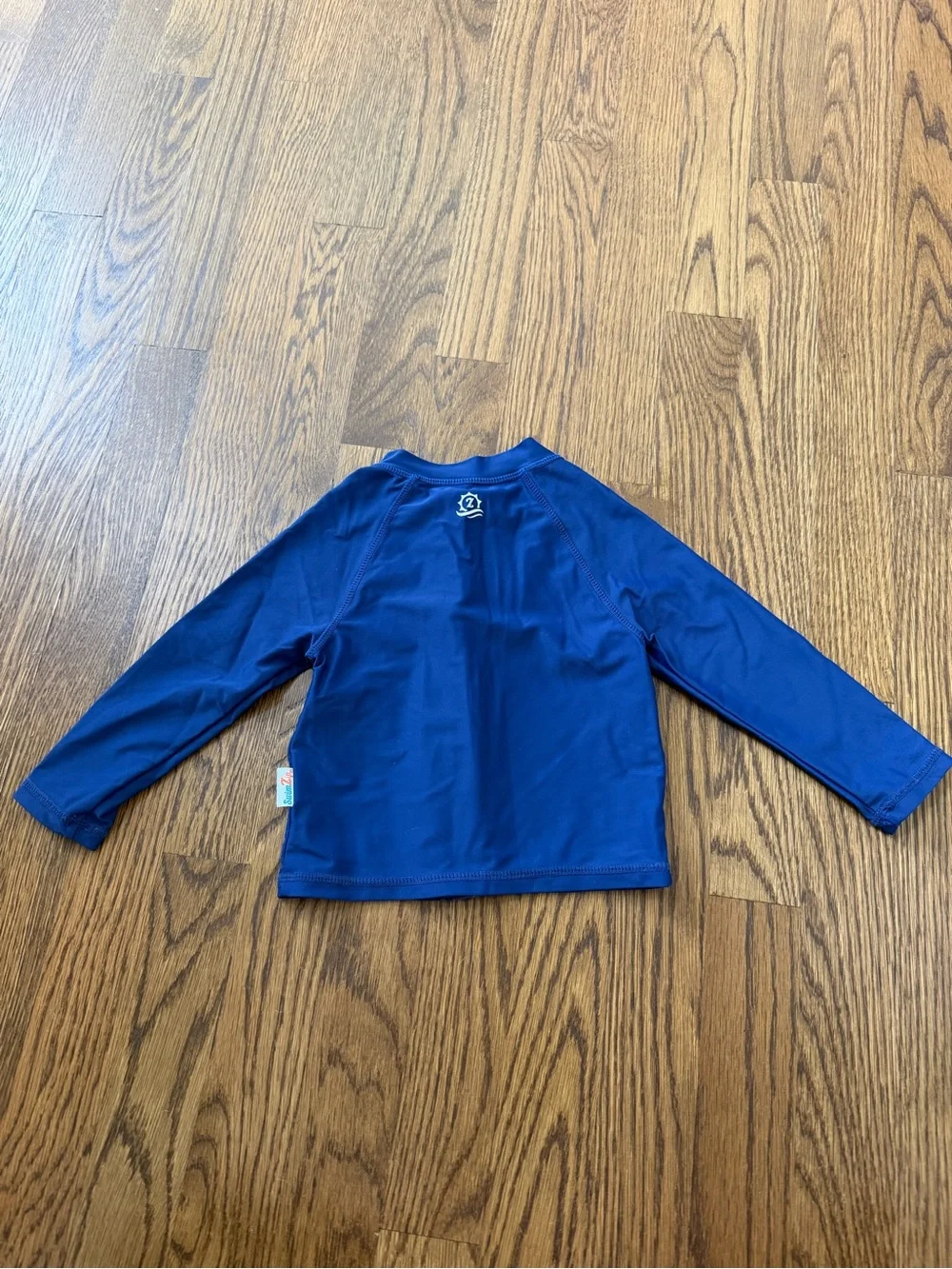 SwimZip UPF 50+ Long Sleeve Zipper Rash Guard Swim Shirt Set, size 12-18M